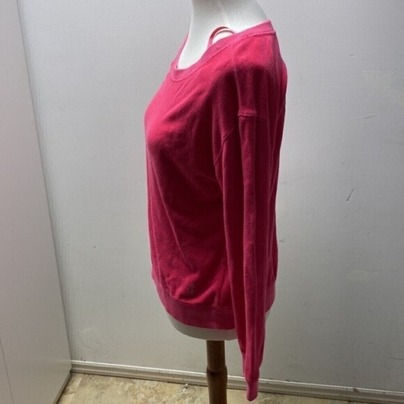 Juicy Couture Pink Terry cloth Sweatshirt size M - Picture 4 of 9